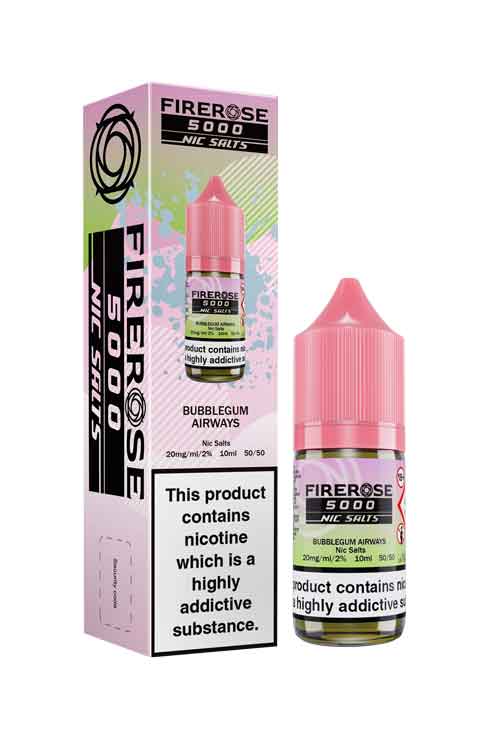 Firerose Nic Salt Bubblegum Airways